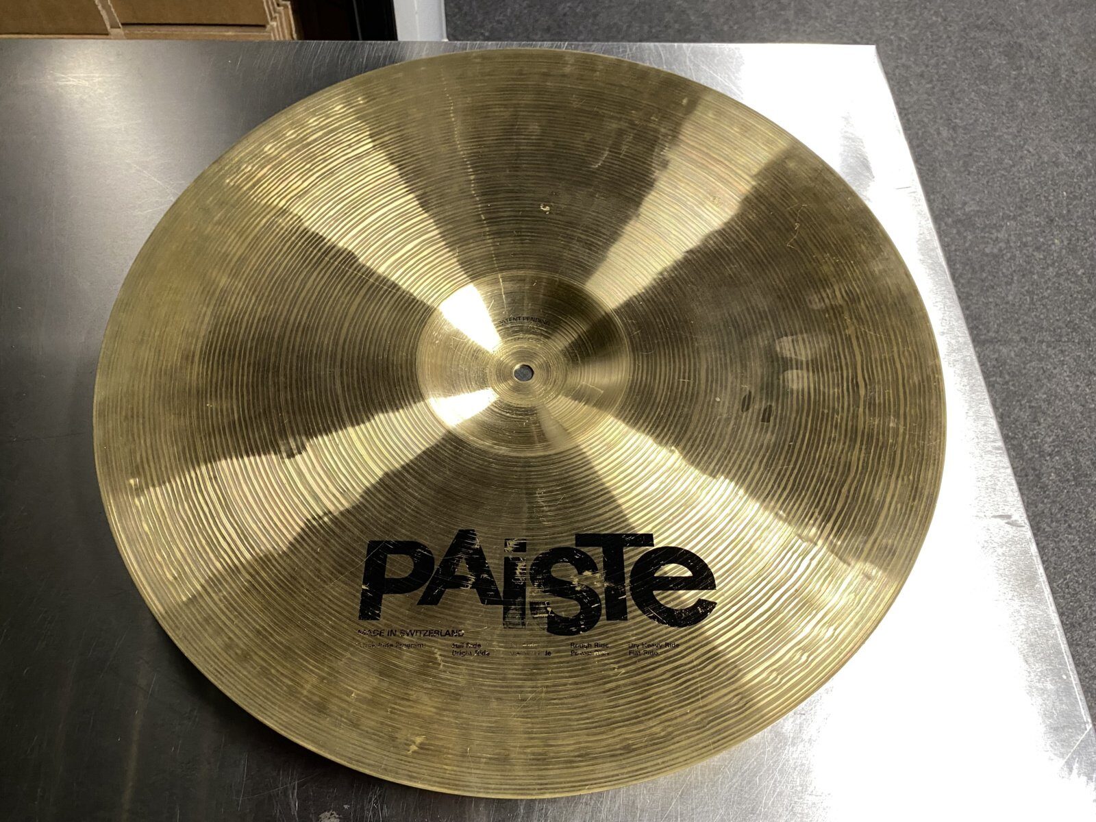Paiste signature bright ride 20 inch