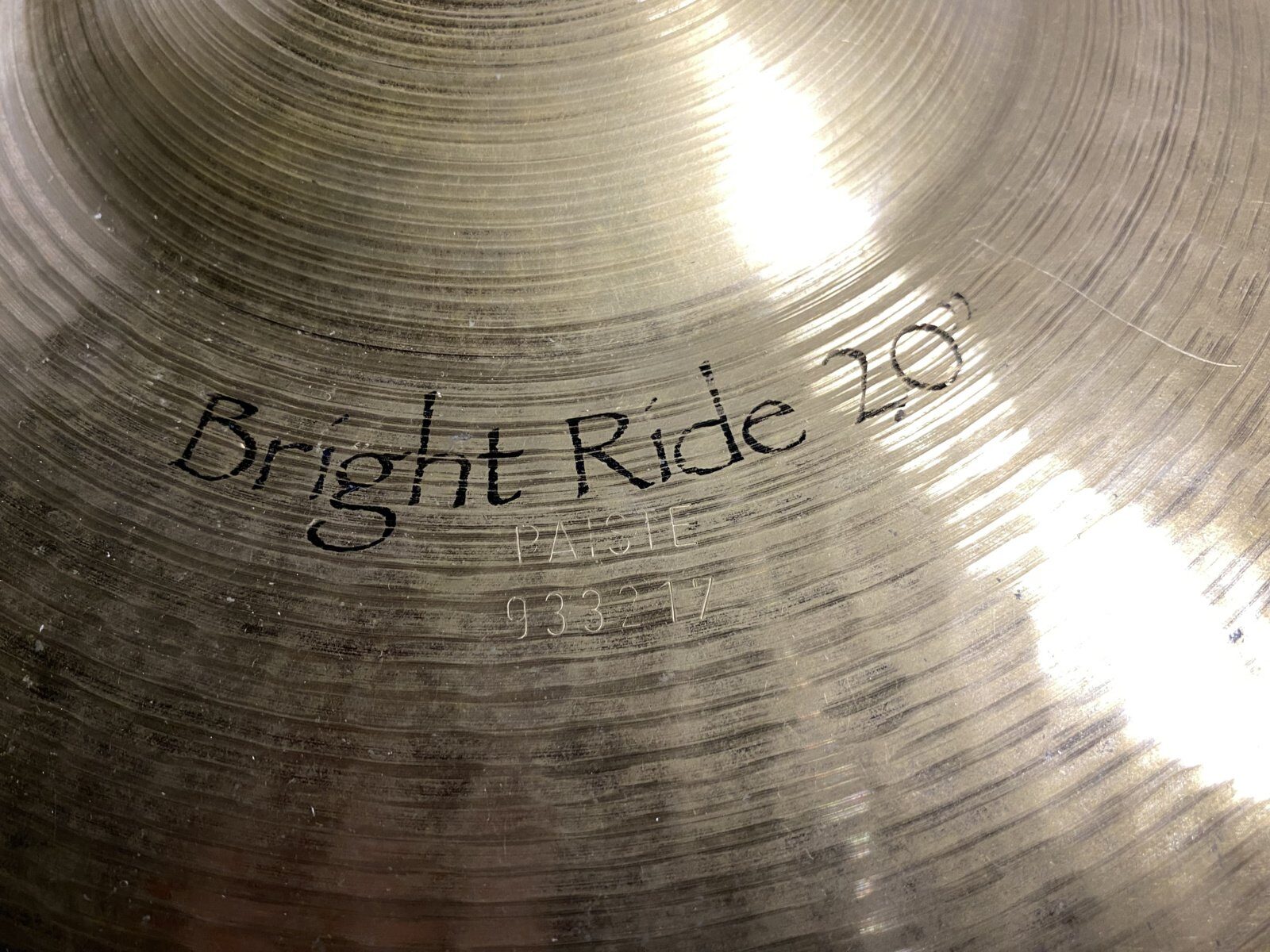 Paiste signature bright ride 20 inch