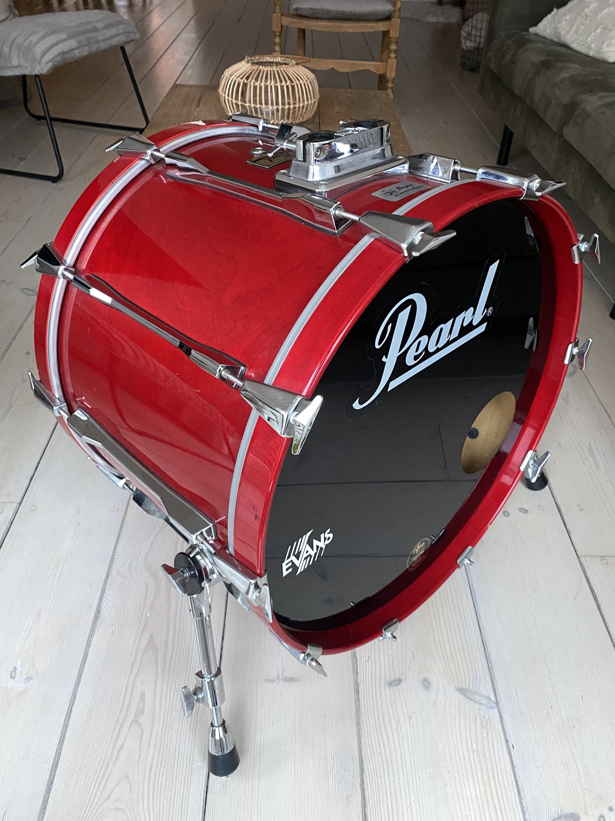 Pearl BLX Bassdrum 22x16 inch #Sequoia red