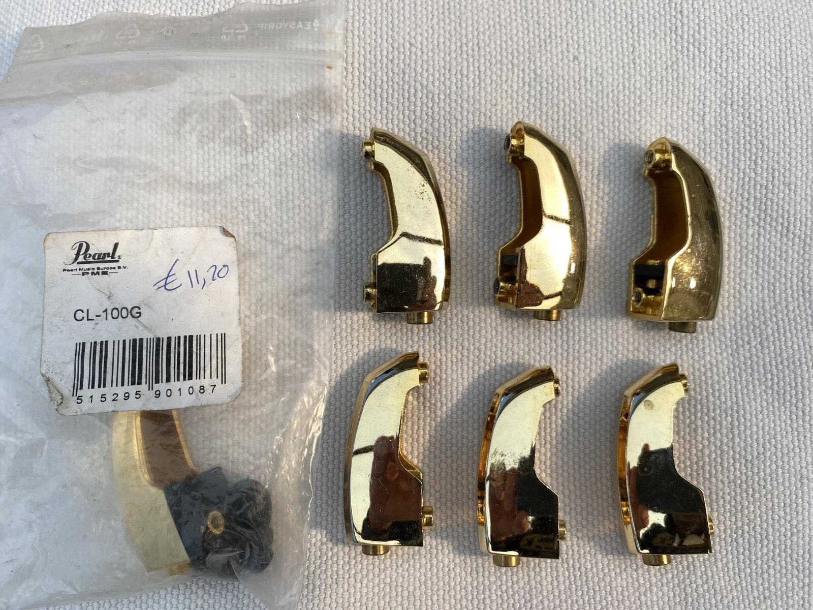 Pearl CL-100G Masters gold lug for snare and tom