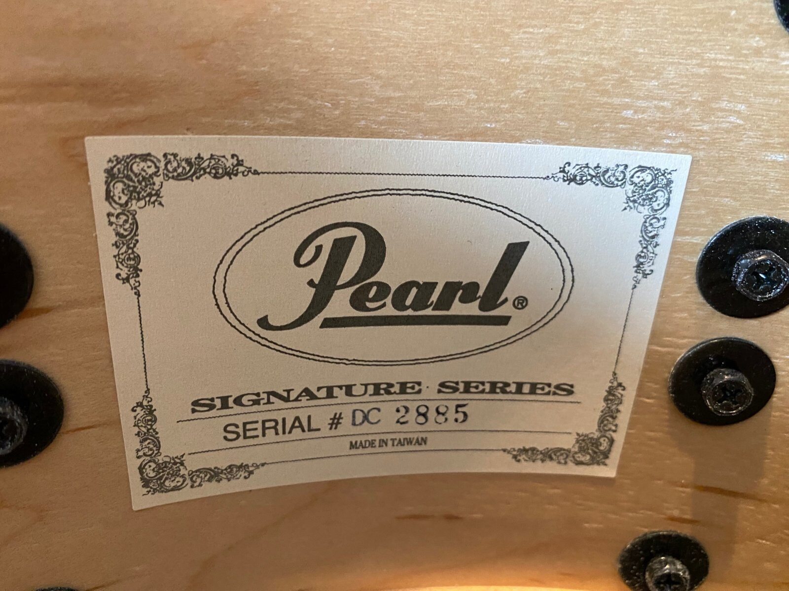 Pearl Dennis Chambers signature snare DC-1465 14x6.5 inch #Opal White