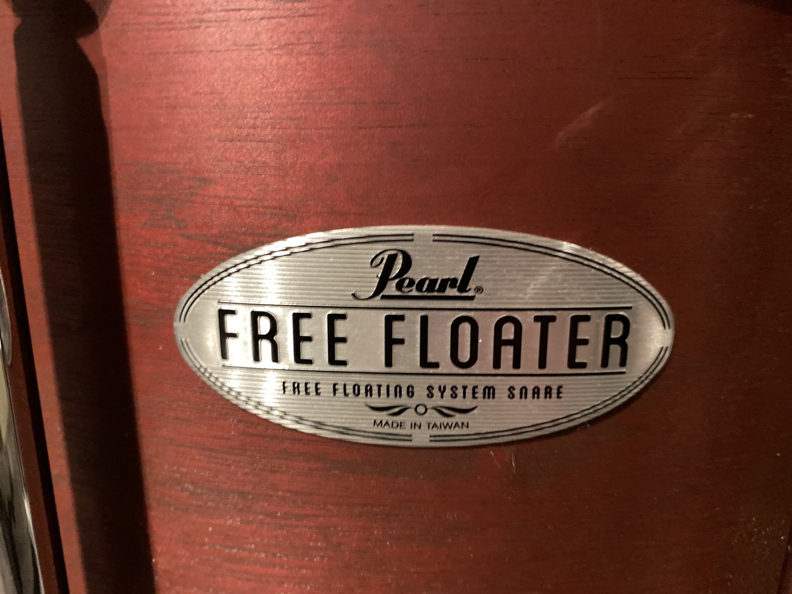 Pearl FTMH1480 Freefloater snare 14x8 inch Mahogany