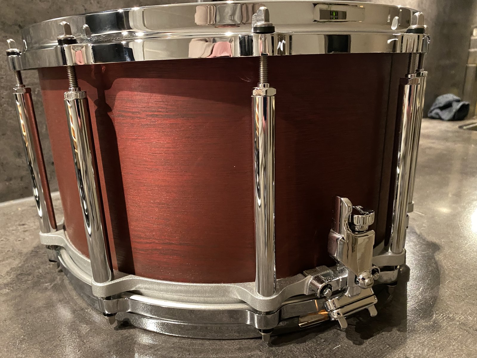 Pearl FTMH1480 Freefloater snare 14x8 inch Mahogany