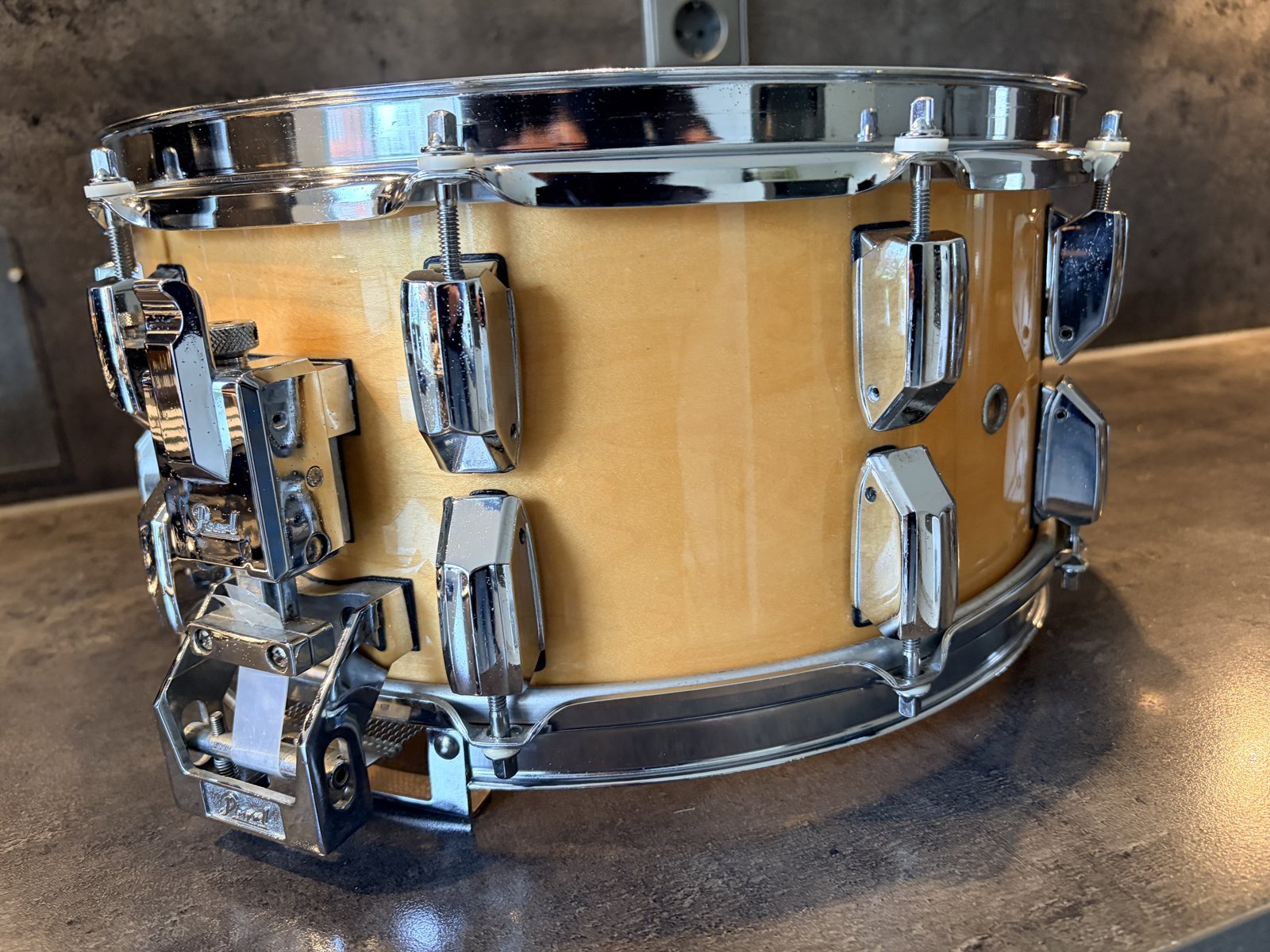 Pearl G-714D GLX Supergripper snare 14x6.5” in # Natural maple