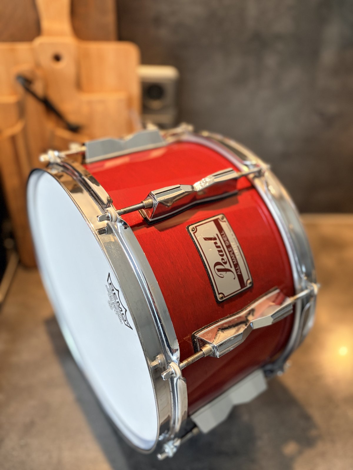 Pearl M-512SE Soprano snare 12x7” #Sequoia red