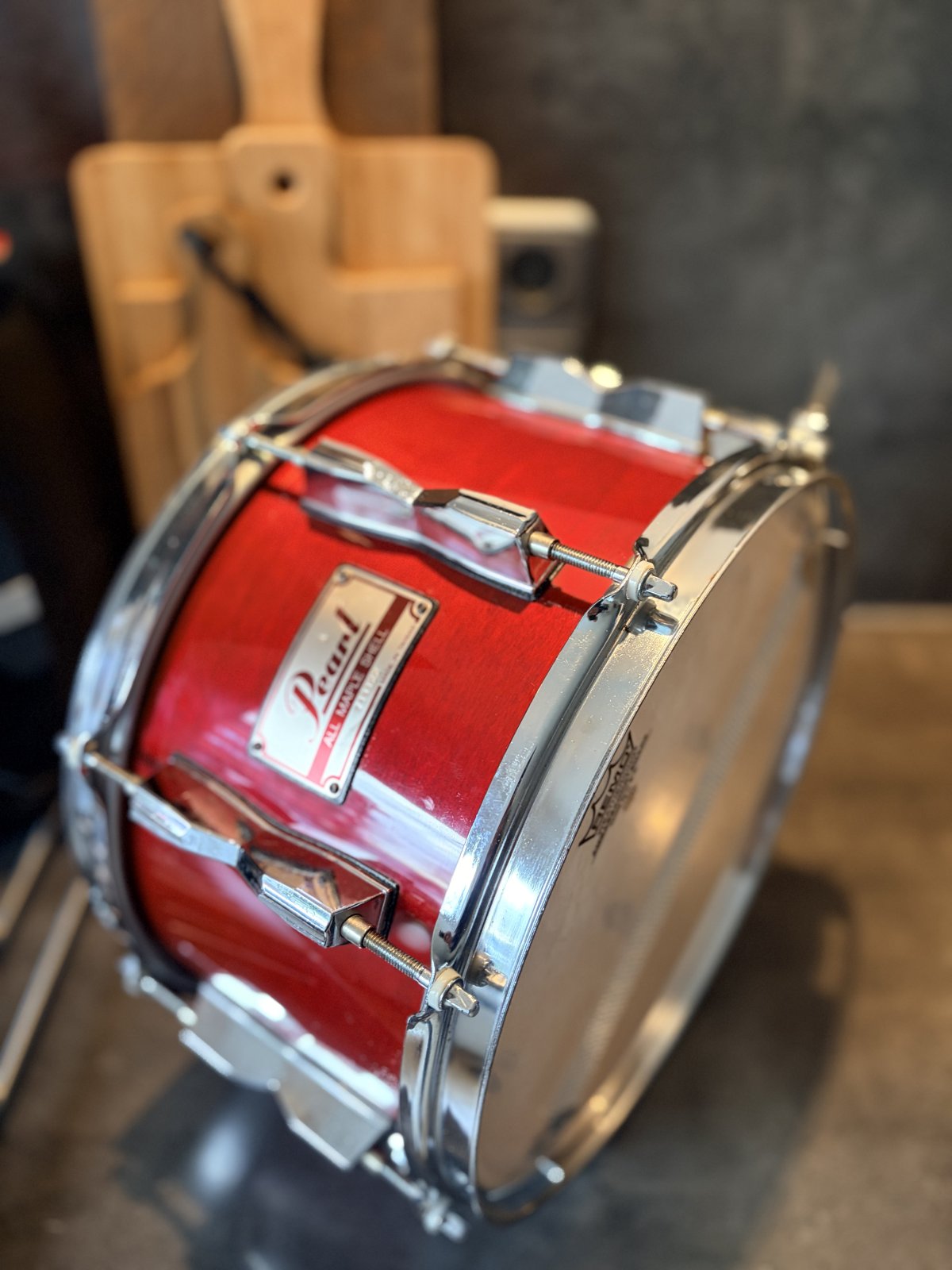 Pearl M-512SE Soprano snare 12x7” #Sequoia red