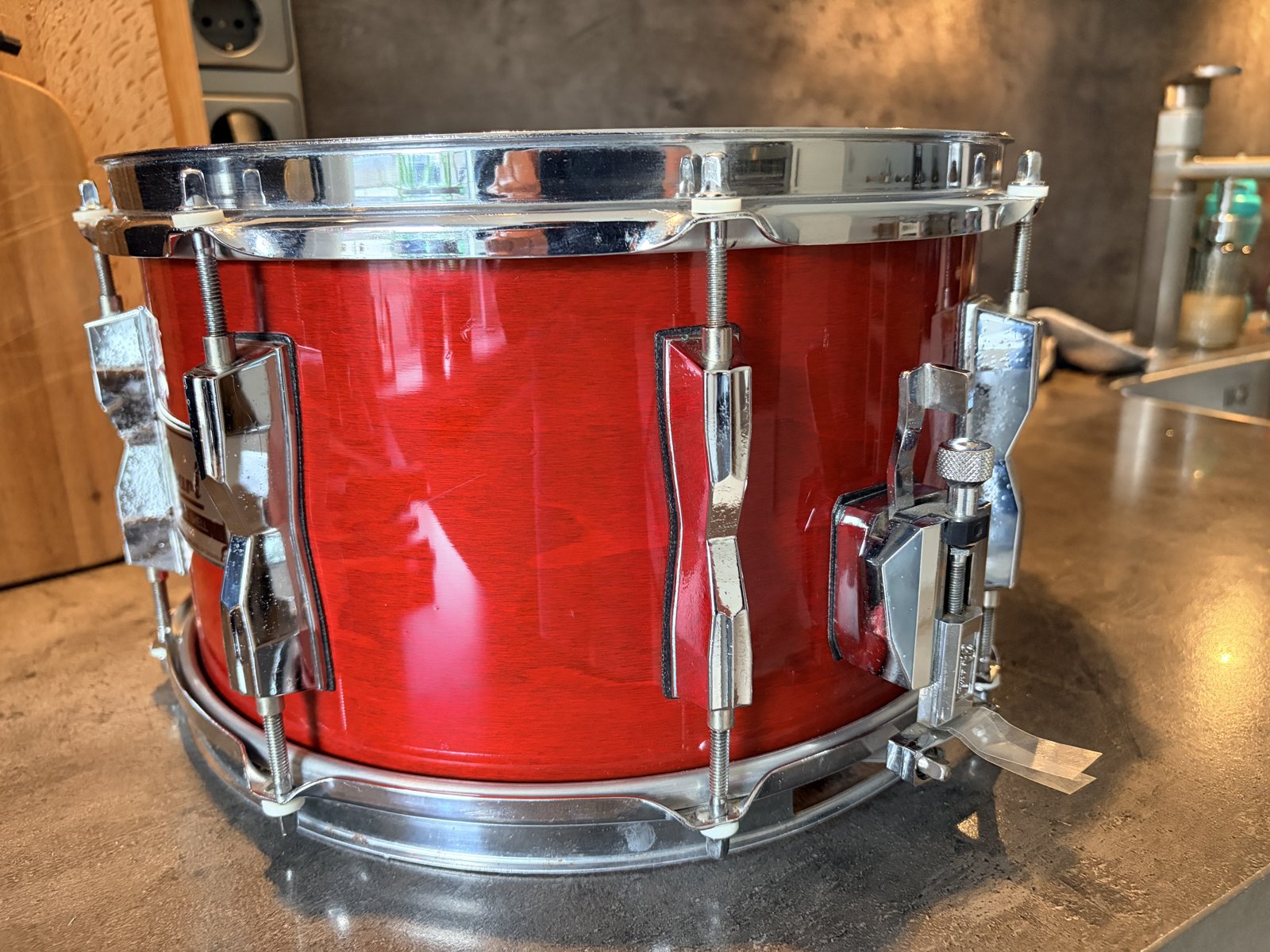 Pearl M-512SE Soprano snare 12x7” #Sequoia red