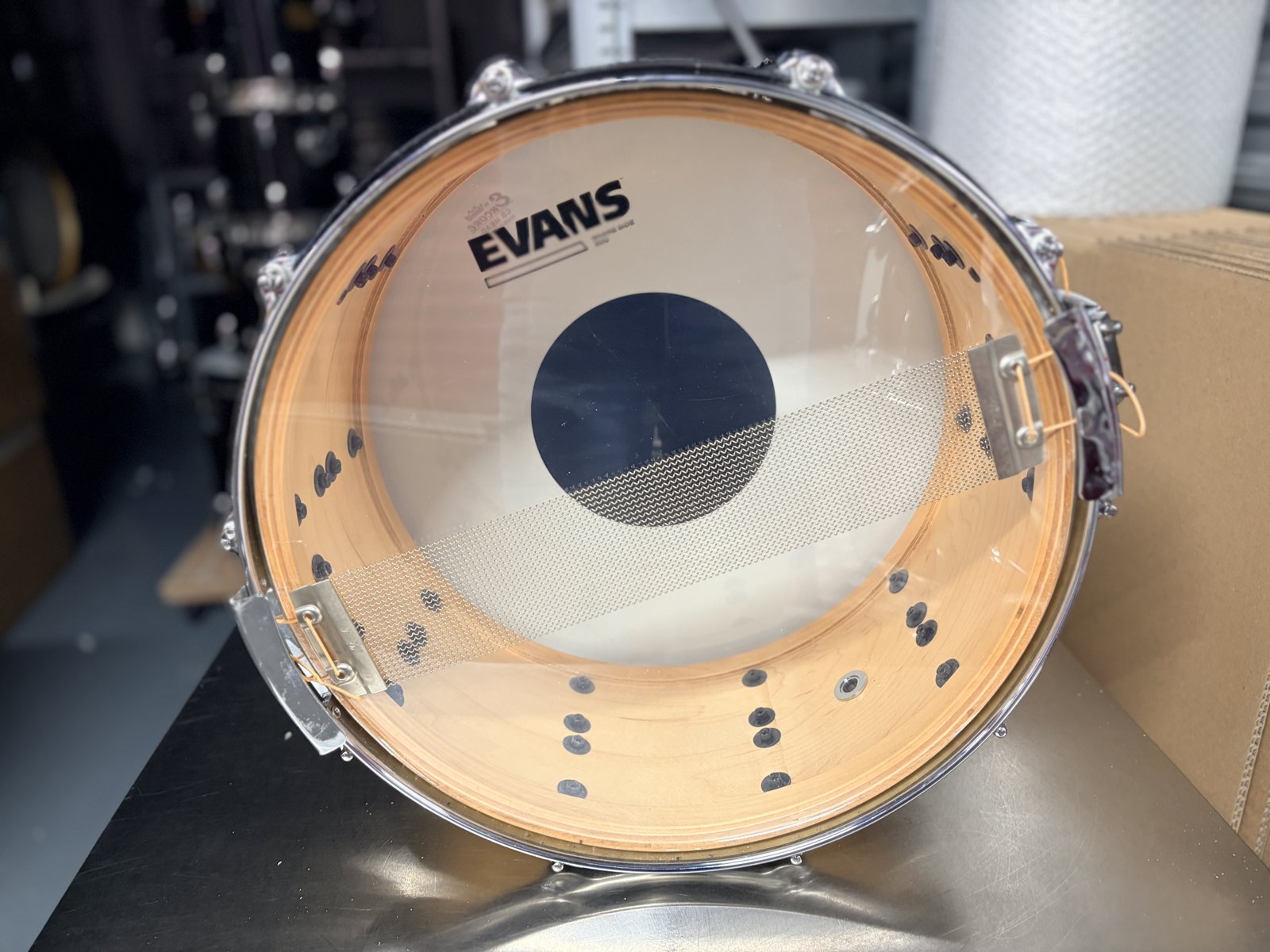 Pearl Masters maple custom MMX snare 14x6.5” #Natural maple