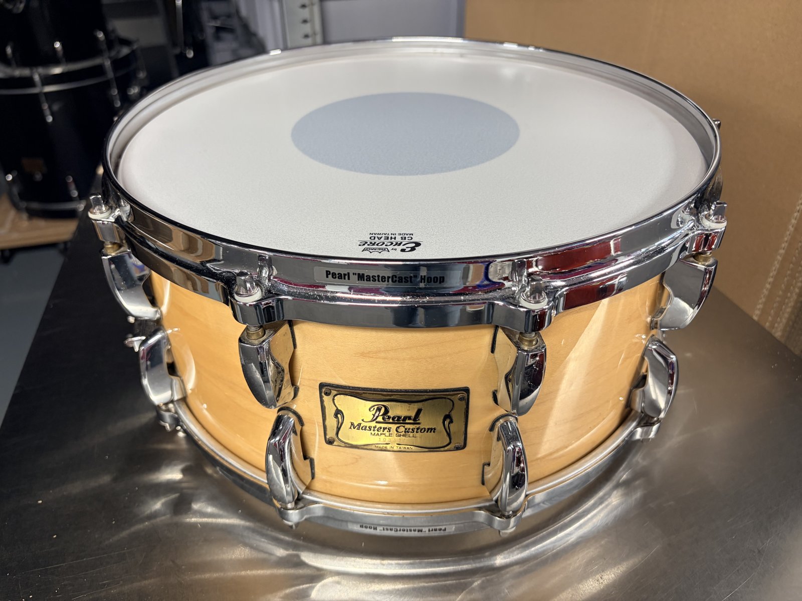 Pearl Masters maple custom MMX snare 14x6.5” #Natural maple