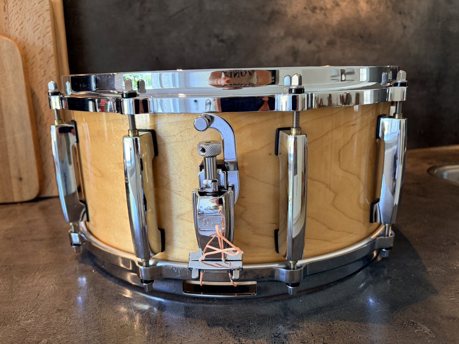 Pearl MCM-1465S/C102 one piece steambend maple snare (1 of 49) 2015 - Natural maple