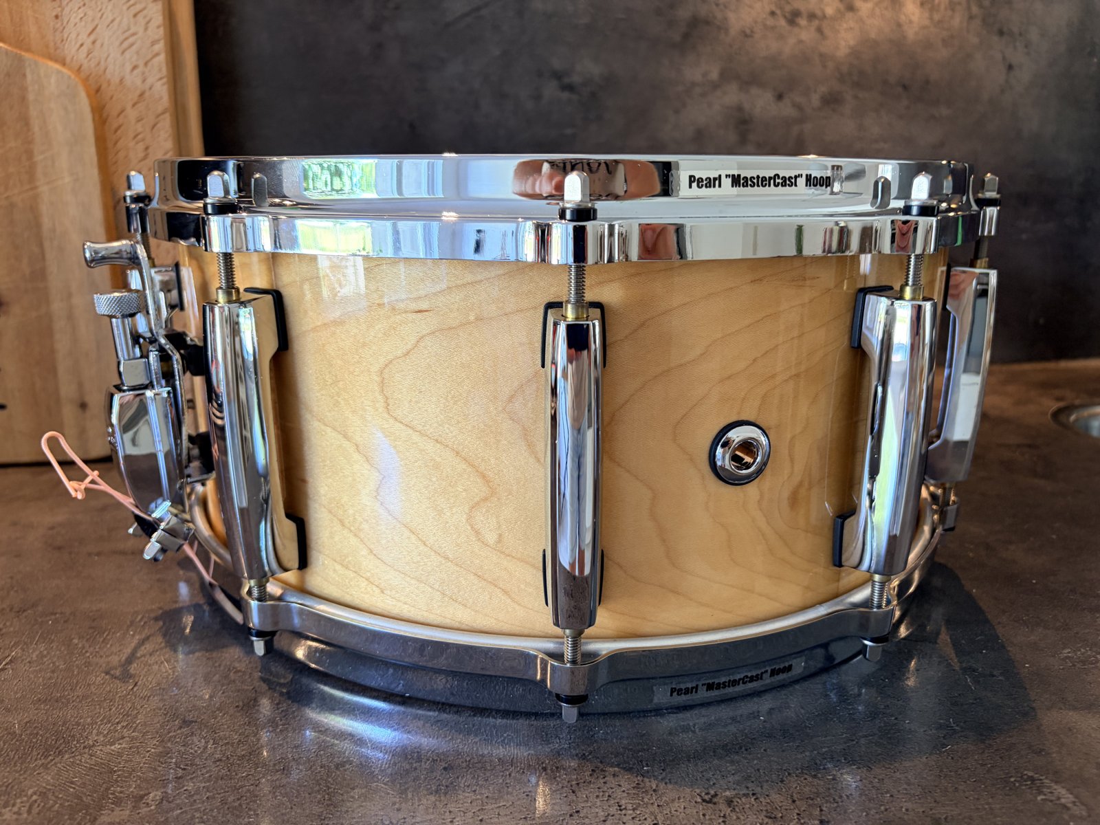 Pearl MCM-1465S/C102 one piece steambend maple snare (1 of 49) 2015 - Natural maple
