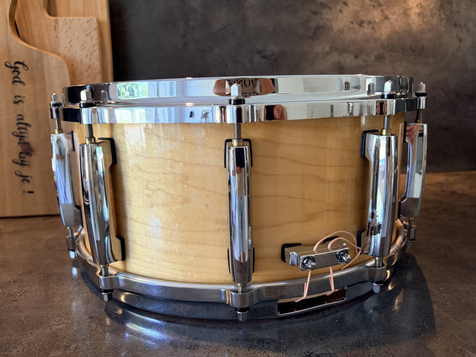 Pearl MCM-1465S/C102 one piece steambend maple snare (1 of 49) 2015 - Natural maple