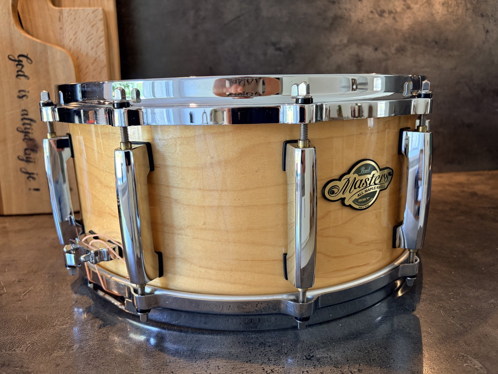Pearl MCM-1465S/C102 one piece steambend maple snare (1 of 49) 2015 - Natural maple