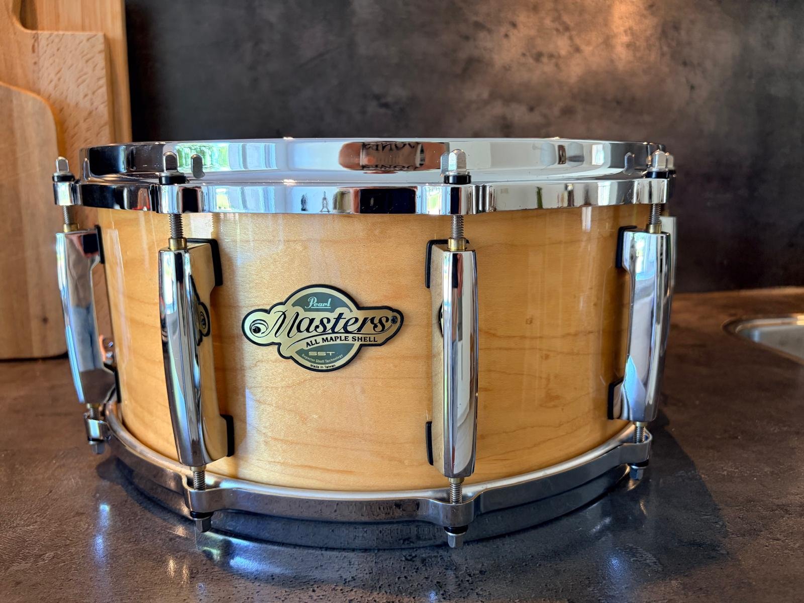 Pearl MCM-1465S/C102 one piece steambend maple snare (1 of 49) 2015 - Natural maple