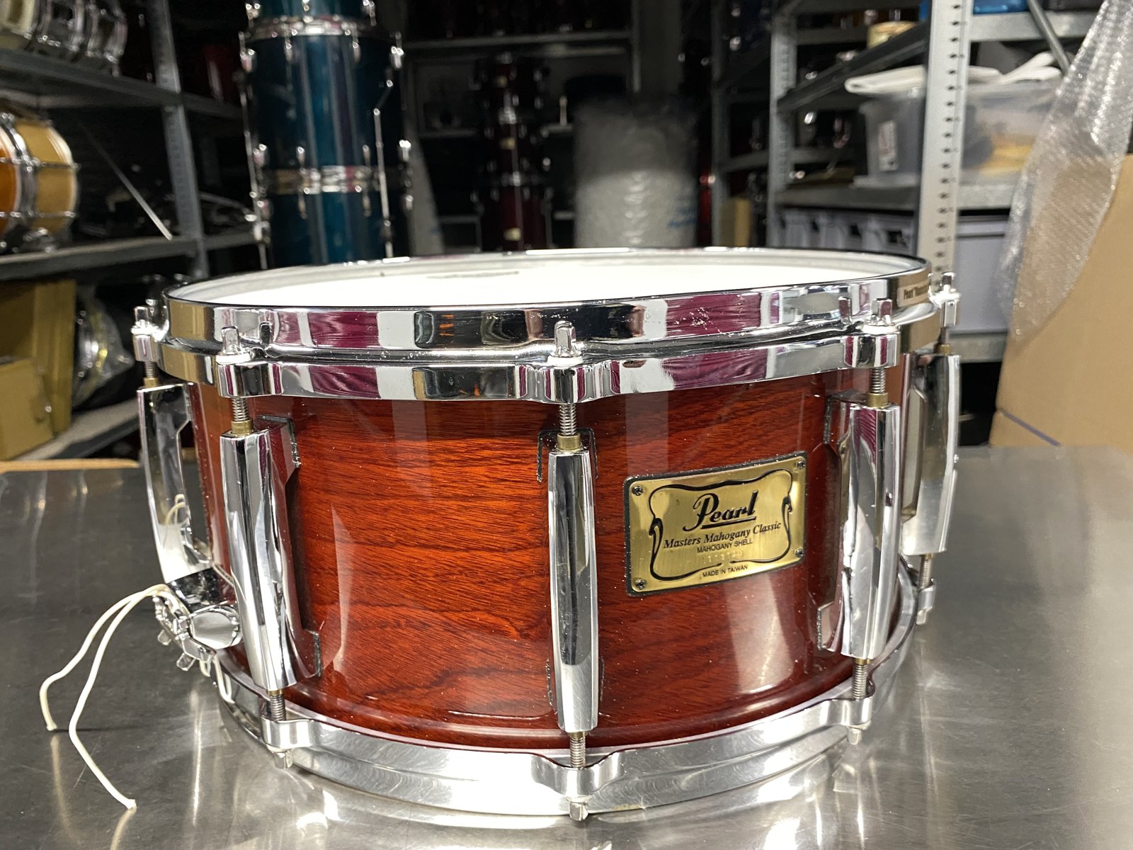 Pearl MHX-B5514D/c Mahogany classic snare 14x6.5 inch #141 Red mahogany lacquer