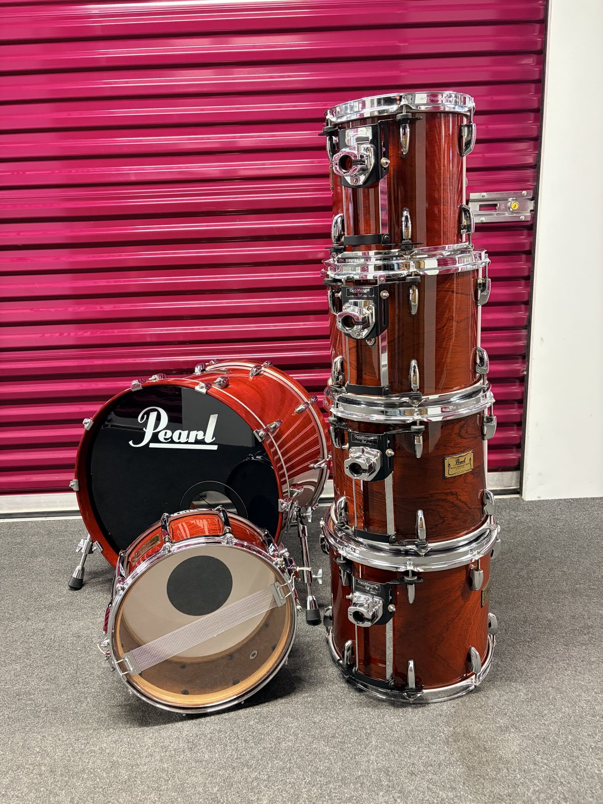 Pearl MHX Mahogany classic shellset 22,10,12,13,14 plus 6.5” snare