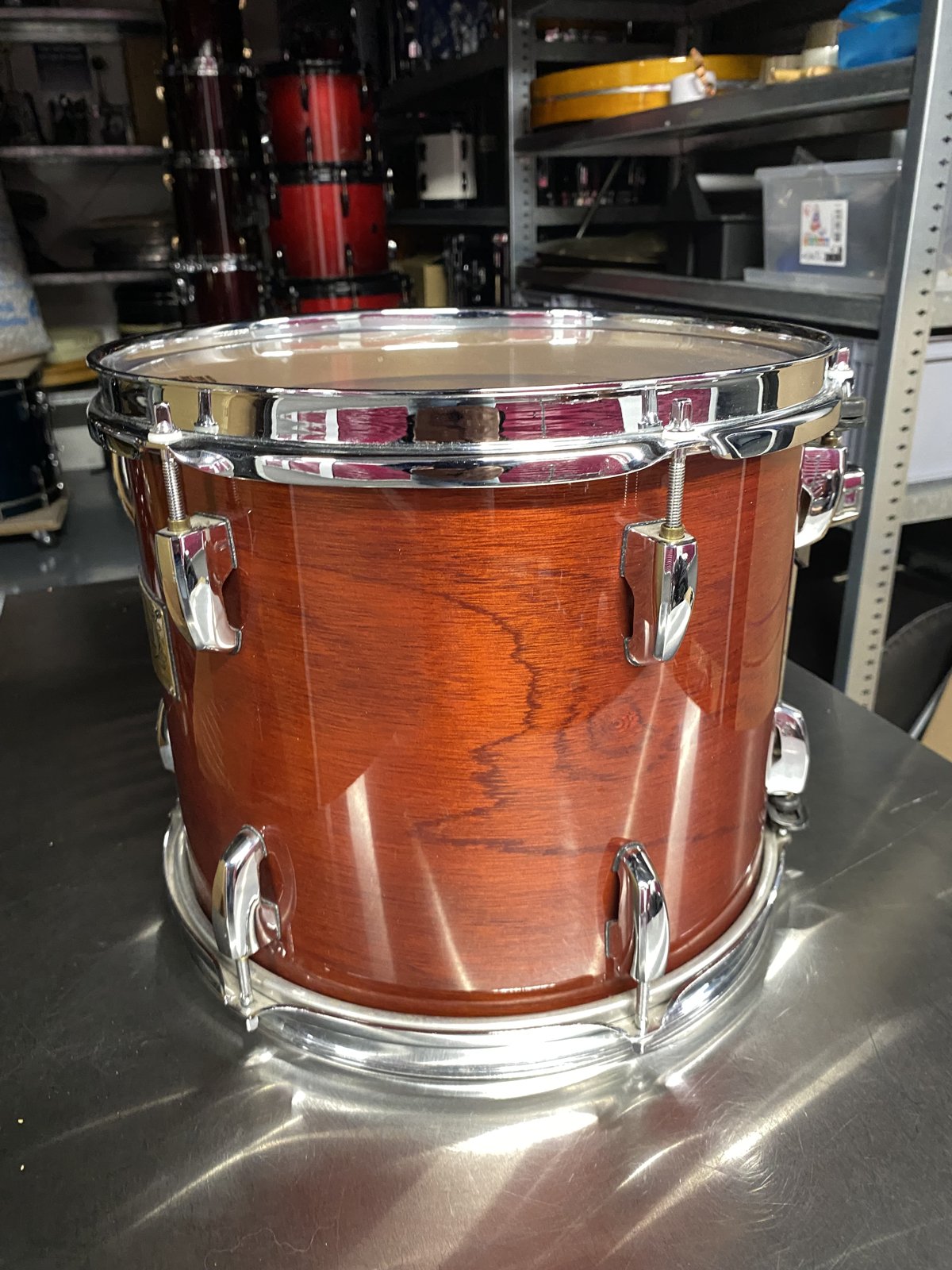 Pearl MHX Mahogany classic tom 12x10 inch #141 Red Mahogany lacquered