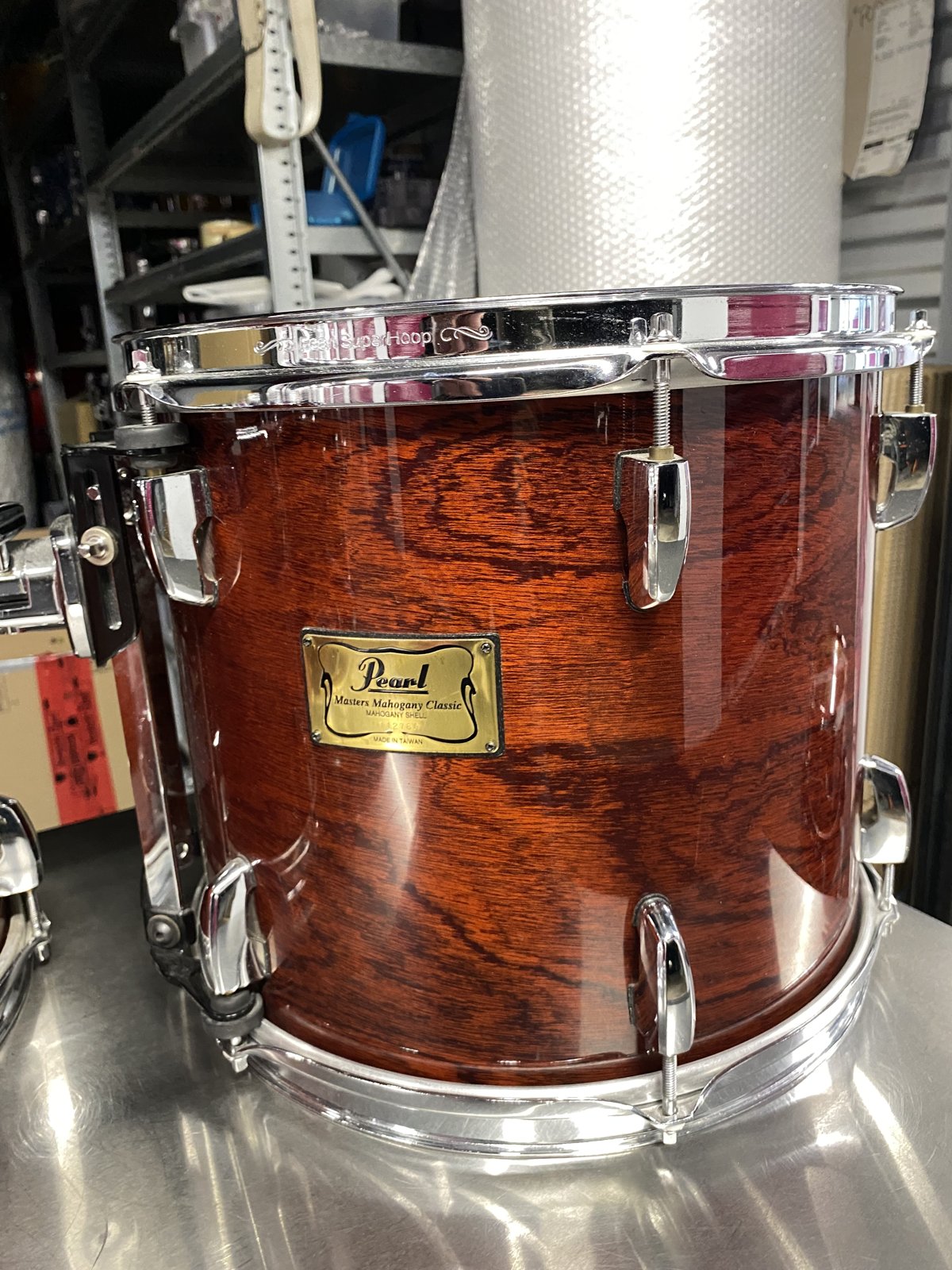 Pearl MHX Mahogany classic tom 13x11 inch #141 Red Mahogany lacquered