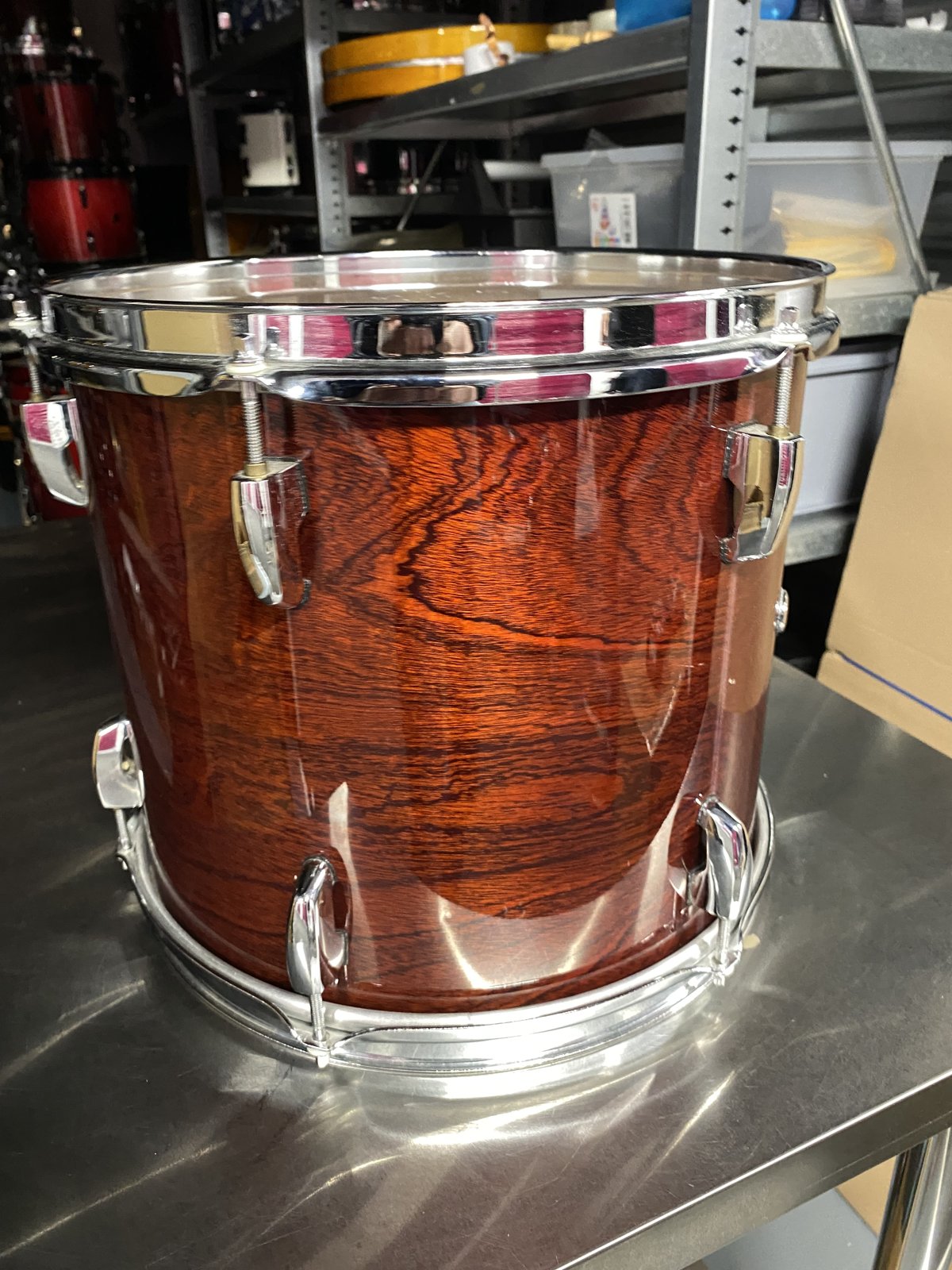 Pearl MHX Mahogany classic tom 13x11 inch #141 Red Mahogany lacquered