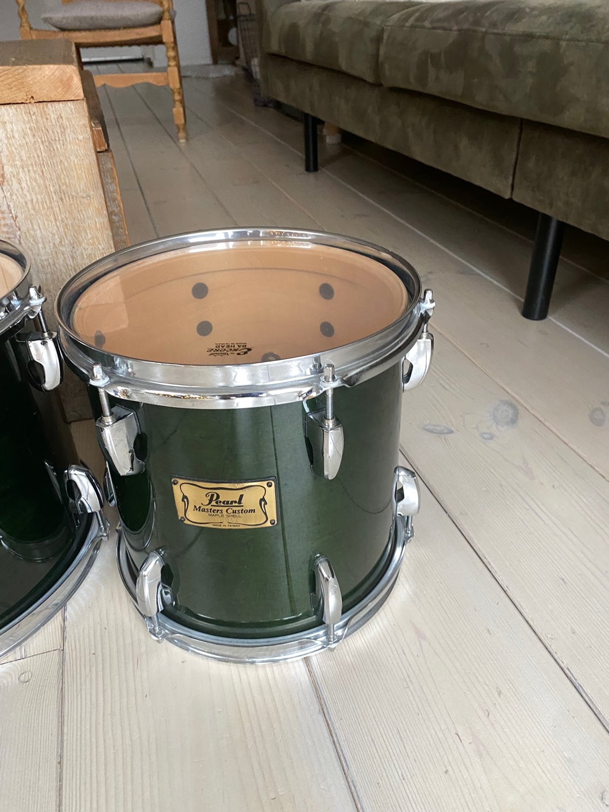 Pearl MMX-210EDI Masters custom tom 10x10" #Emerald mist