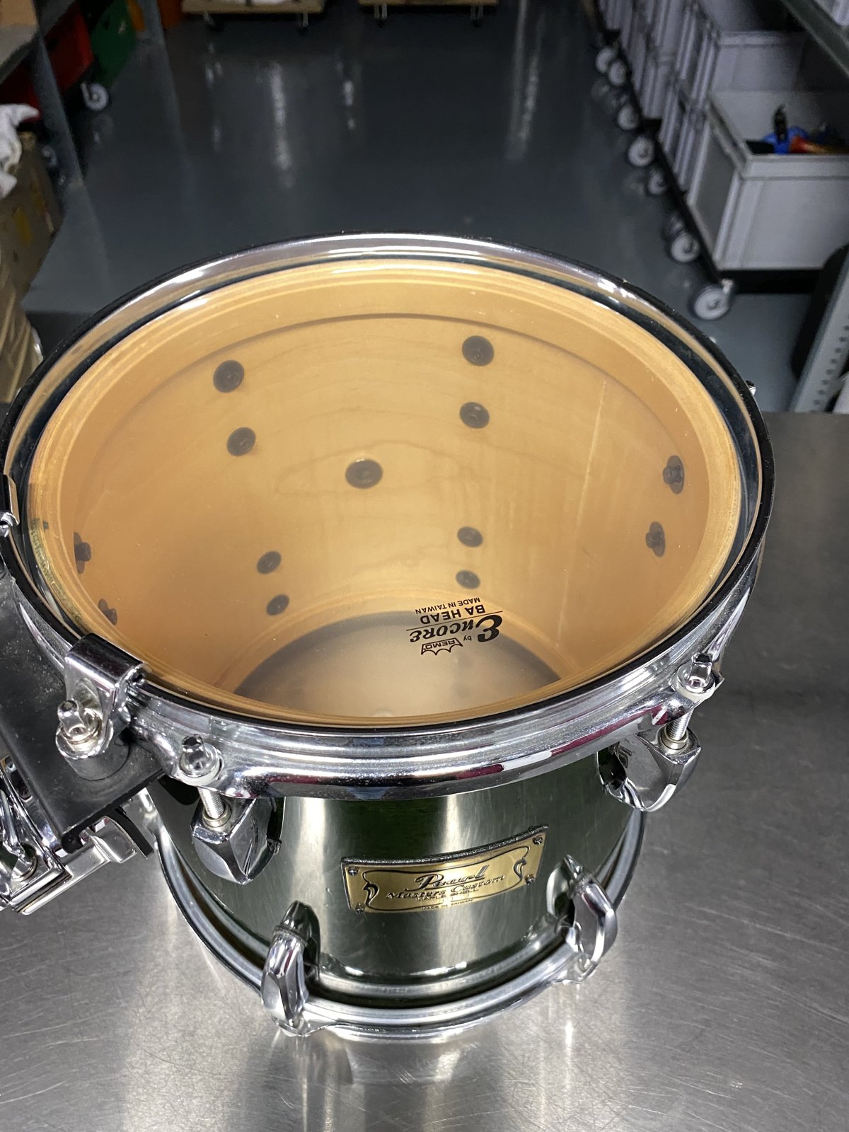 Pearl MMX-210EDI Masters custom tom 10x10" #Emerald mist