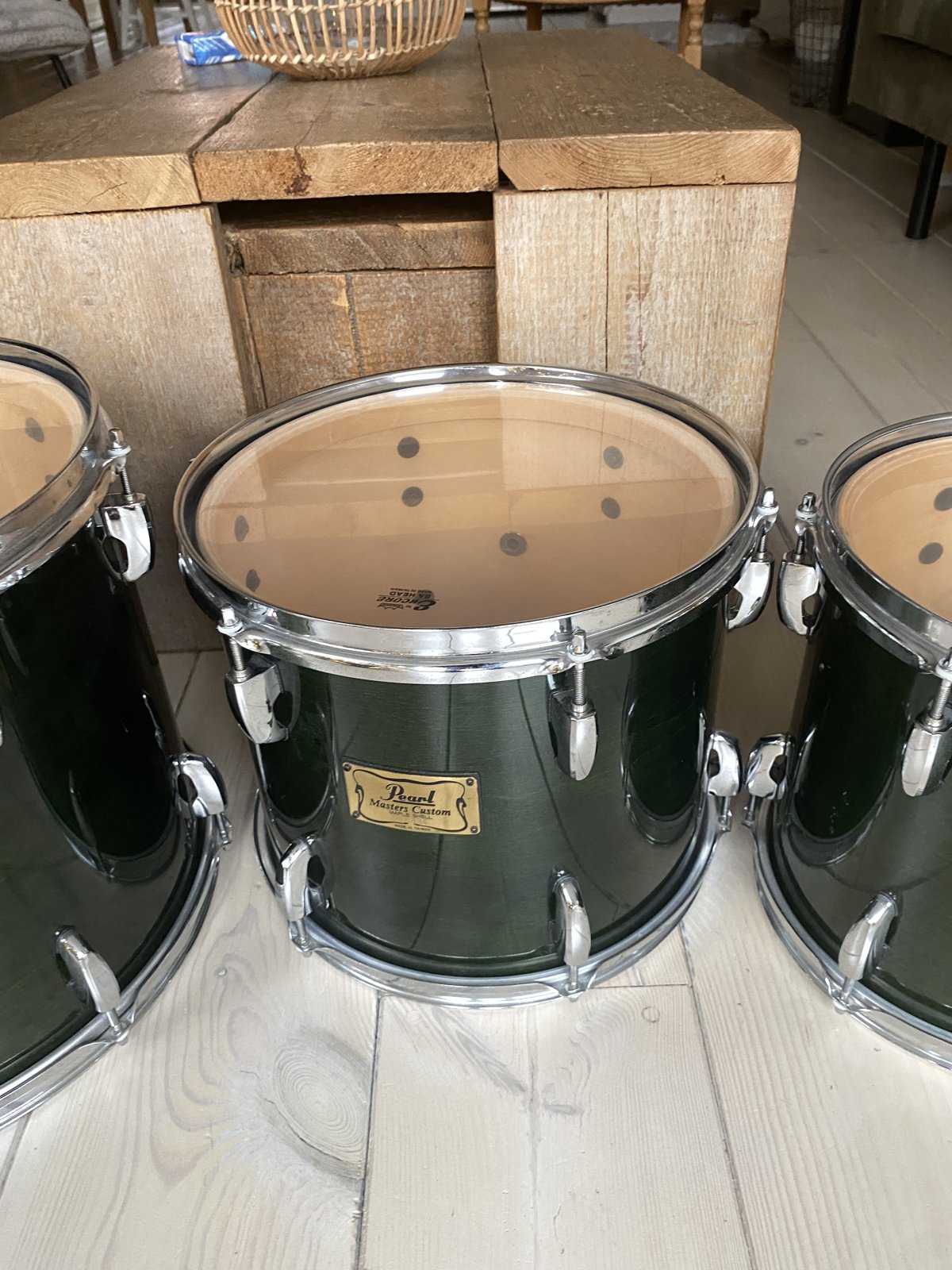 Pearl MMX-212DI Masters custom tom 12x10” #Emerald mist