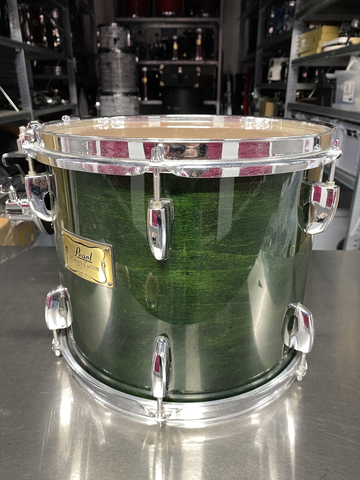 Pearl MMX-212DI Masters custom tom 12x10” #Emerald mist