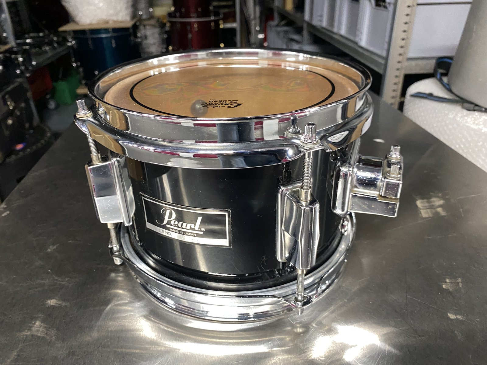 Pearl model 208 tom 8x5.5 inch in # Jetblack