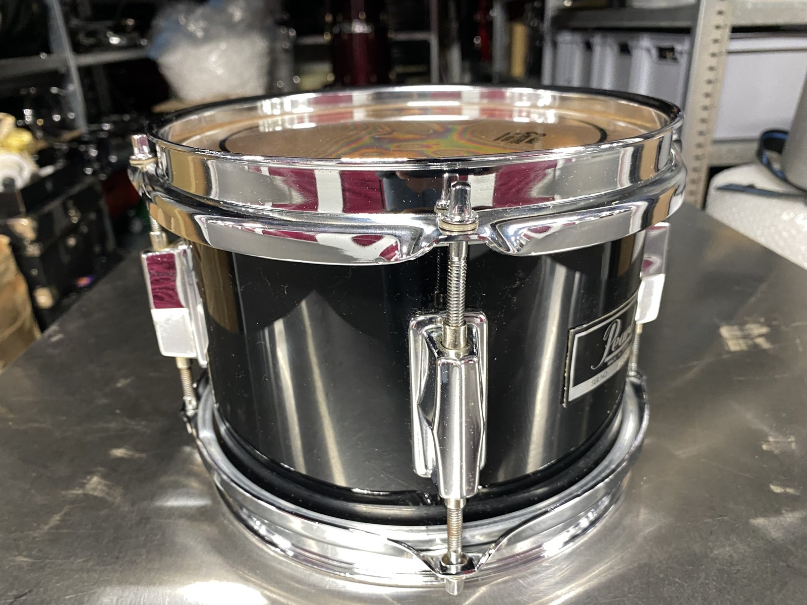 Pearl model 208 tom 8x5.5 inch in # Jetblack