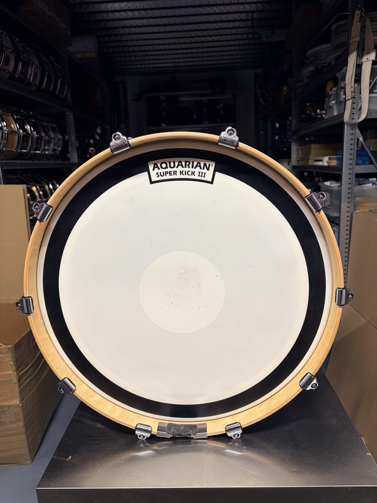 Pearl MPL/BCX Masters birch and maple shellset in Navy blue sparkle