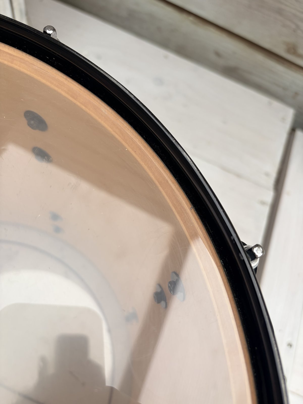 Pearl MRX Masters maple custom 14x11” #Piano Black