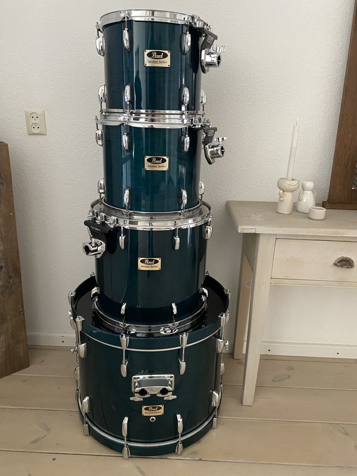 Pearl Prestige Session SPX 22-12-13-16 #Teal blue