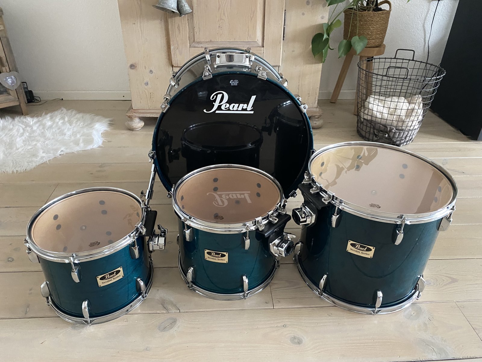 Pearl Prestige Session SPX 22-12-13-16 #Teal blue