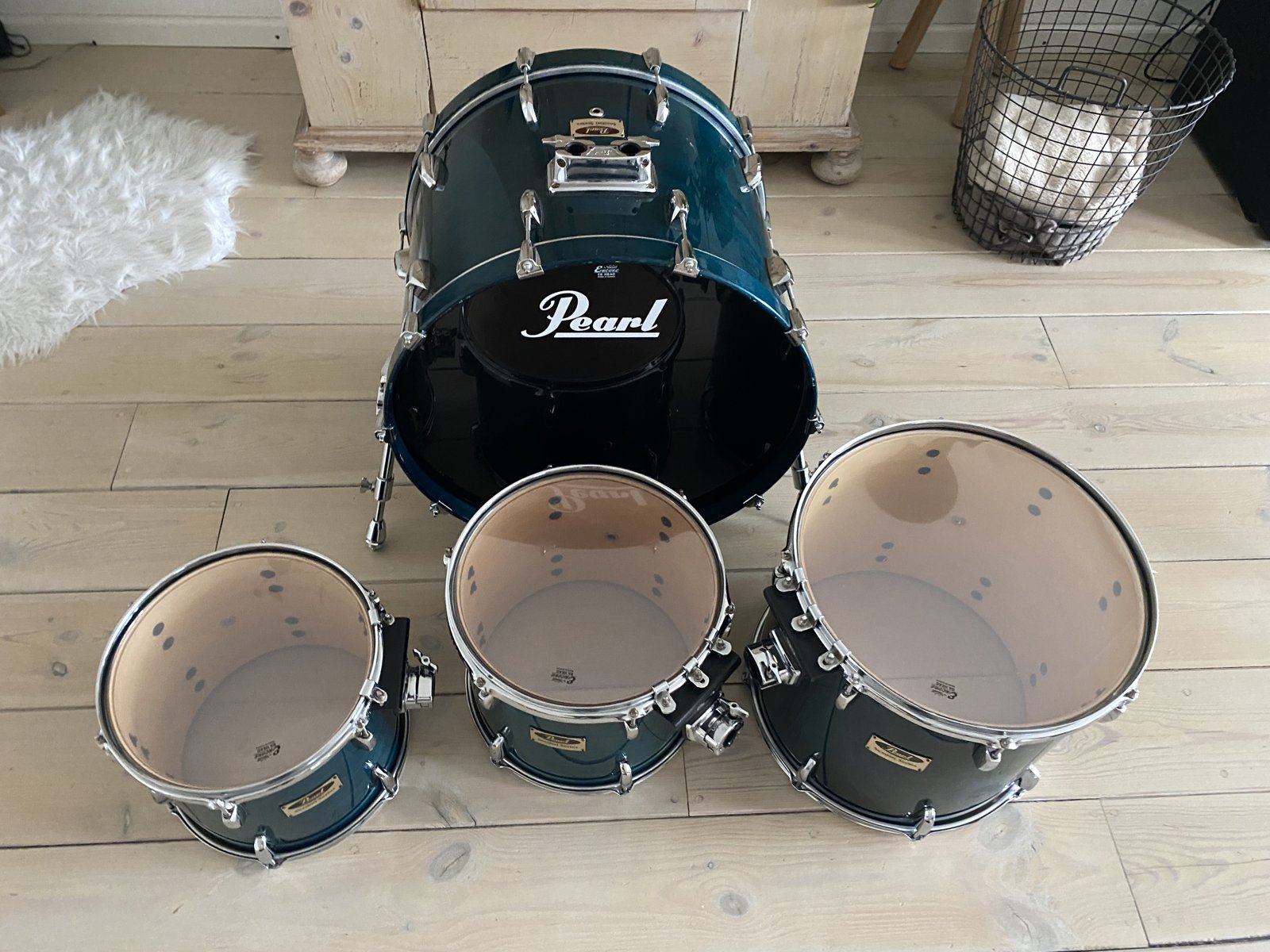 Pearl Prestige Session SPX 22-12-13-16 #Teal blue