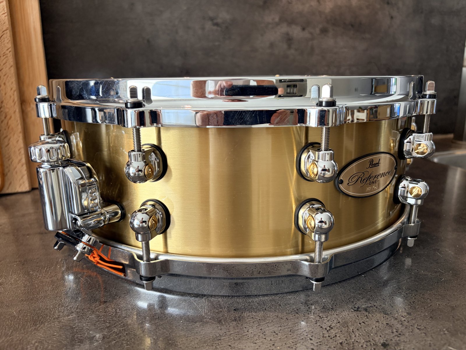 Pearl RF1B-1450 Reference brass snare 14x5”