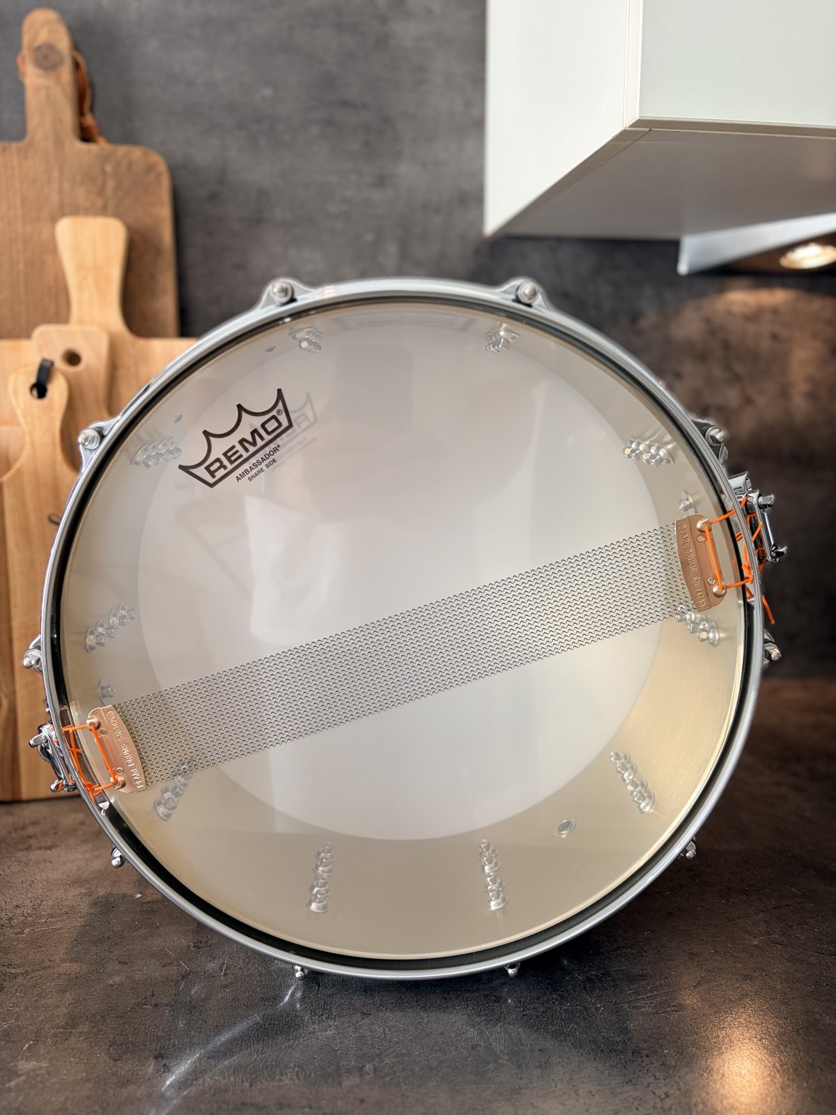Pearl RF1B-1450 Reference brass snare 14x5”
