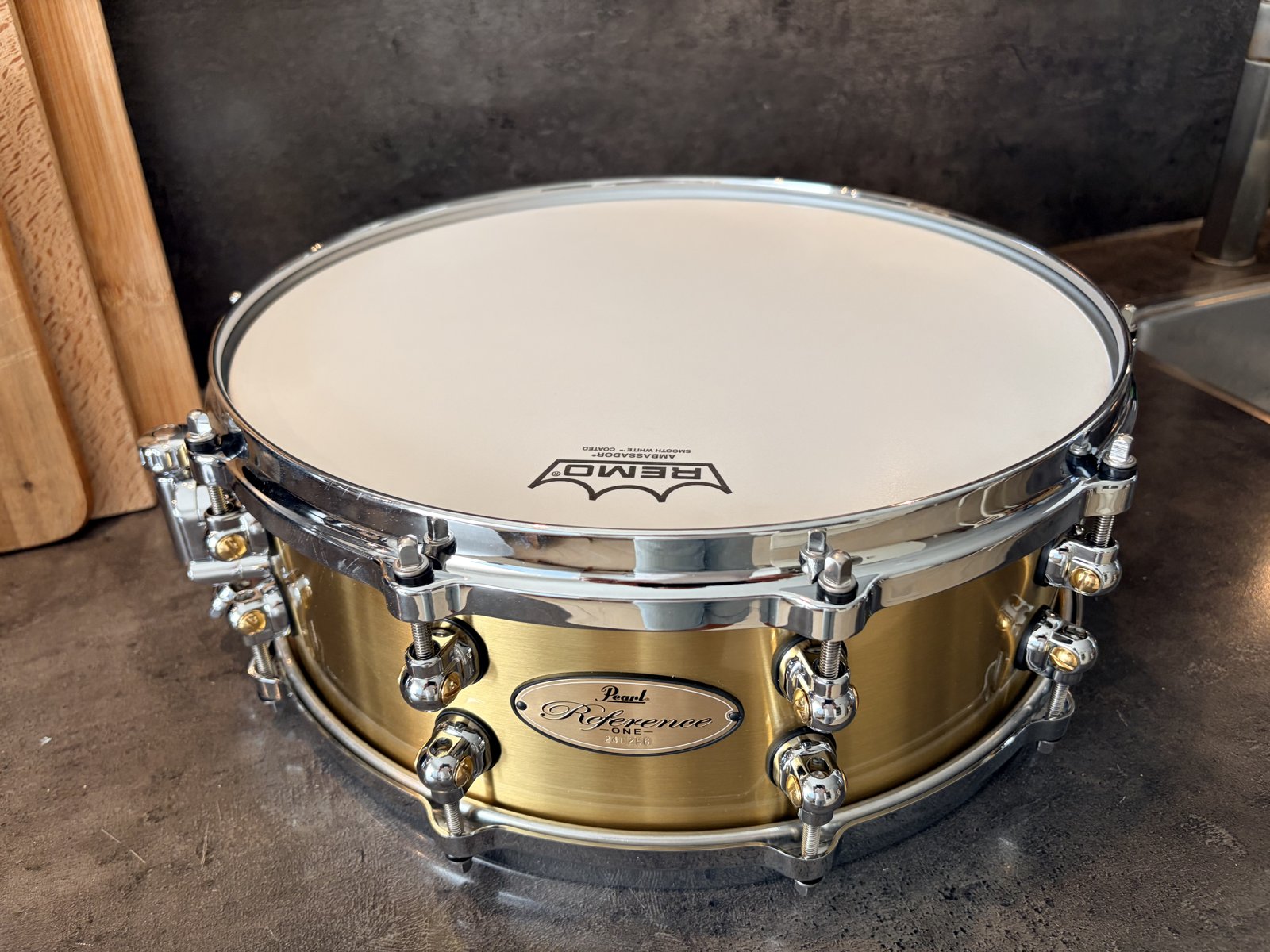 Pearl RF1B-1450 Reference brass snare 14x5”