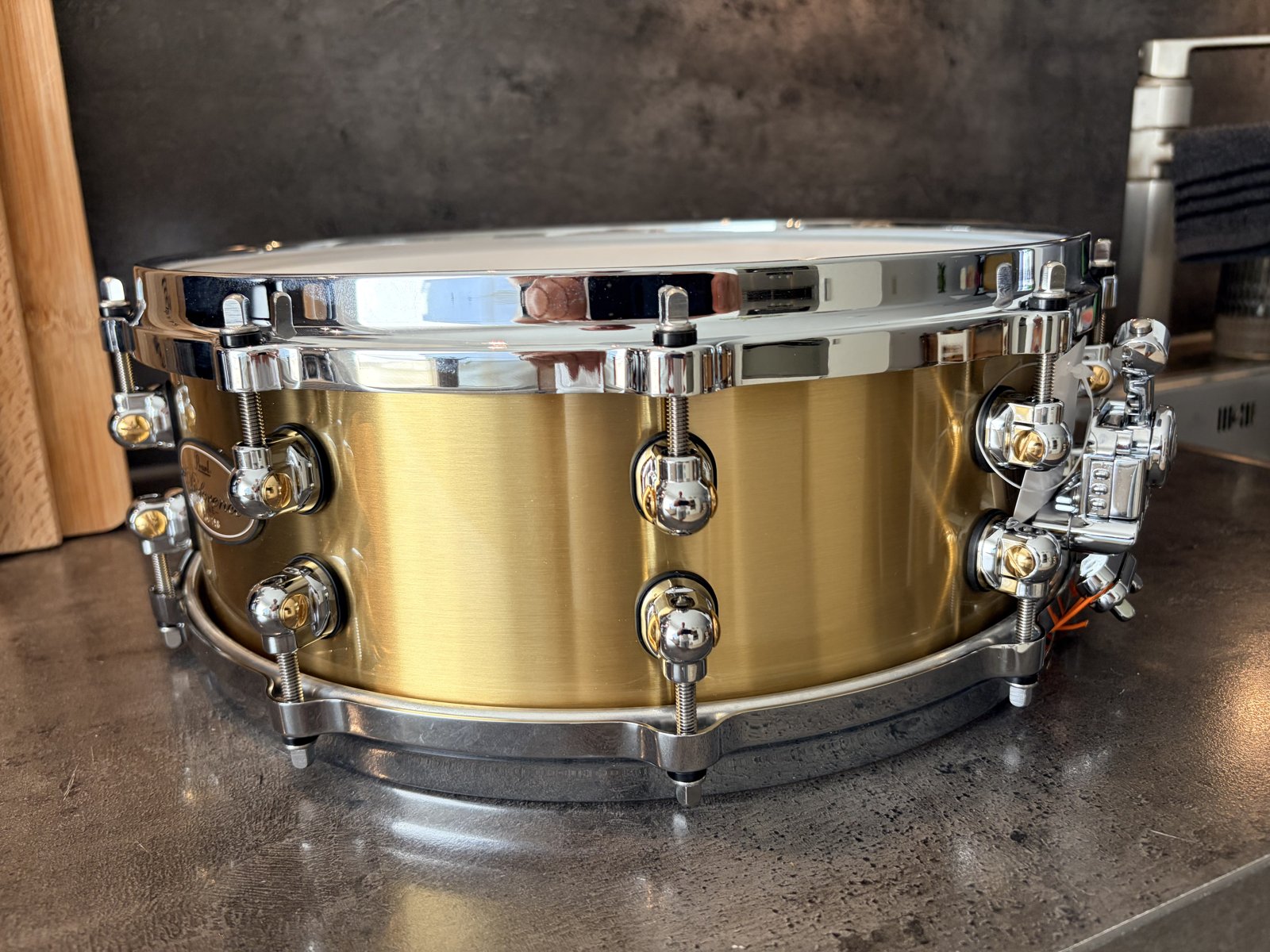 Pearl RF1B-1450 Reference brass snare 14x5”