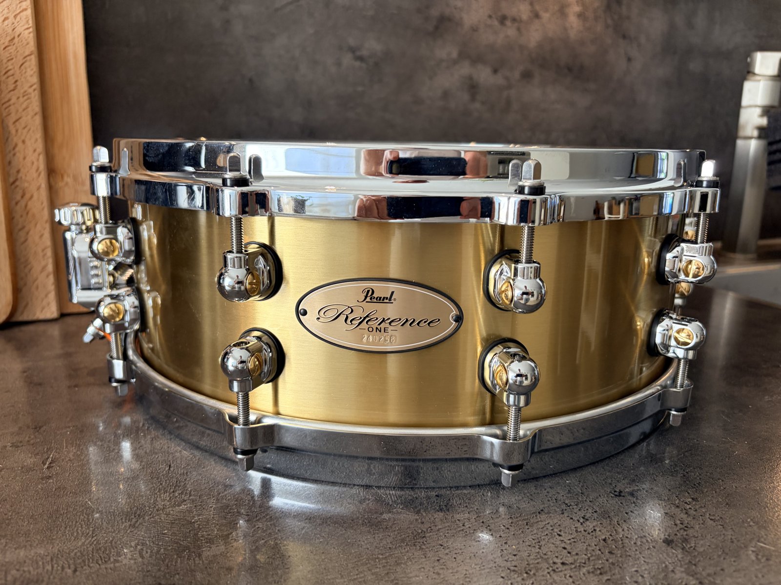 Pearl RF1B-1450 Reference brass snare 14x5”