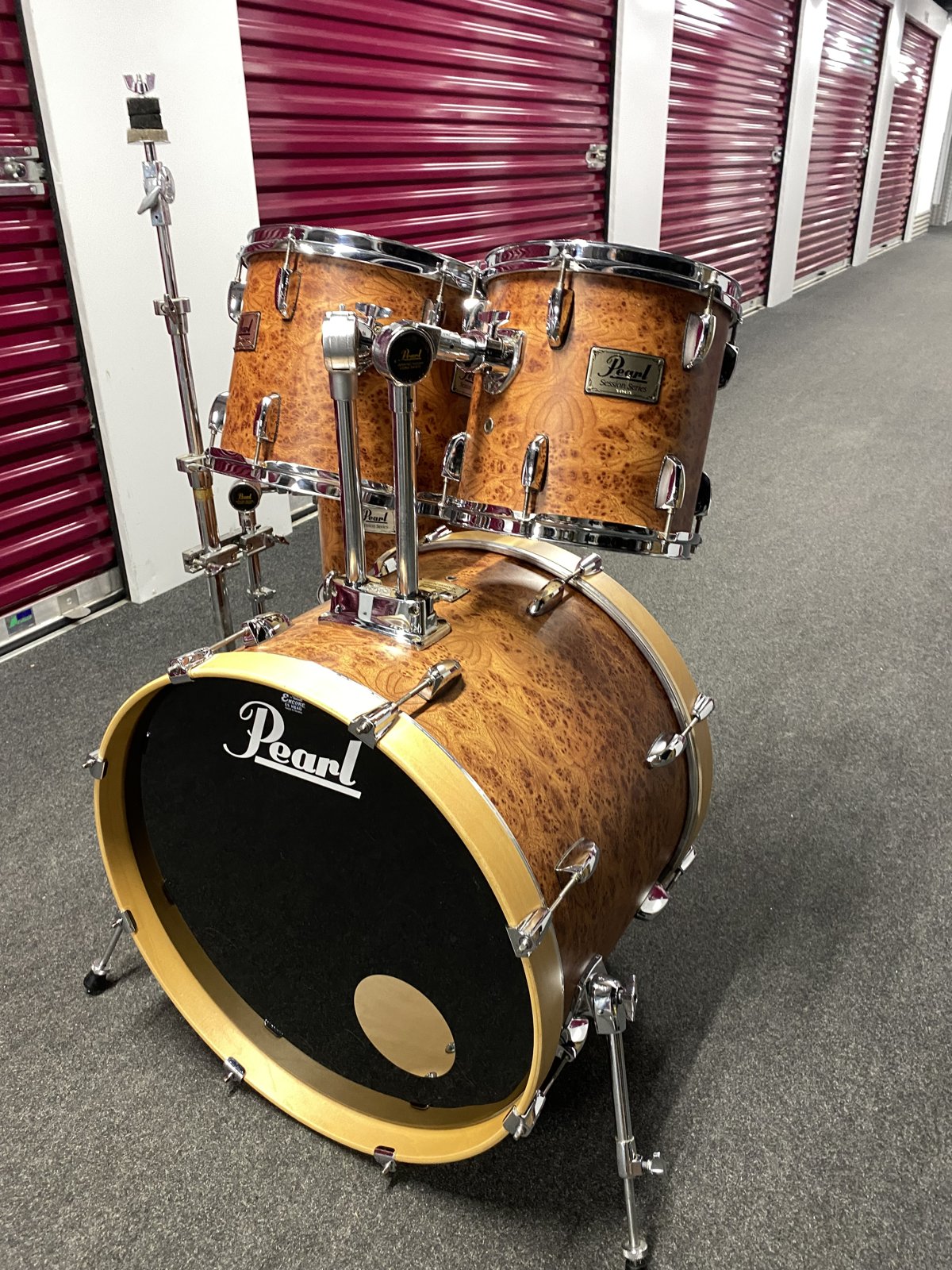 Pearl Session series Shellset 22-12-13-14”  #Light Burlwood