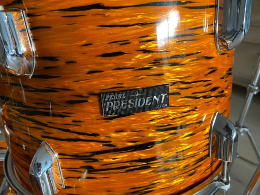 President Phenolic Frontier model in 22,13,16 & 14" steel snare — photo 7